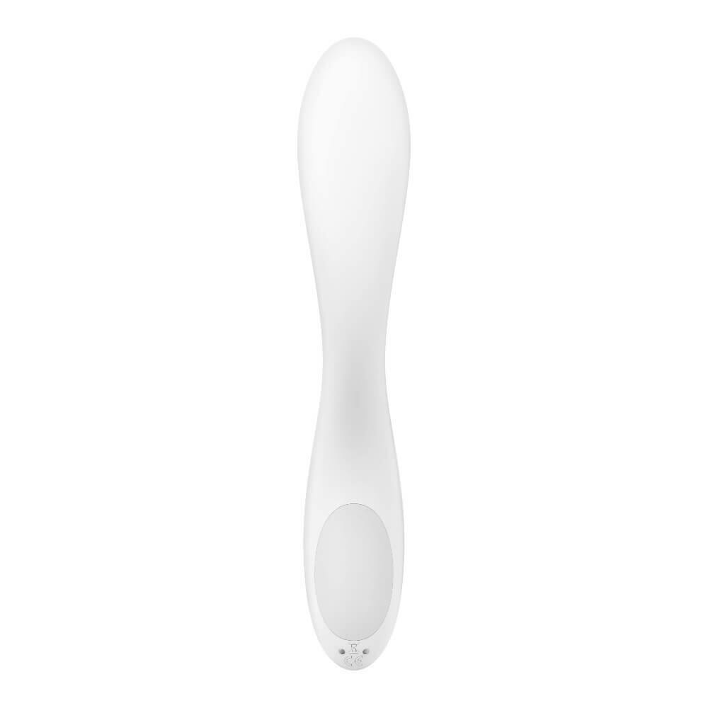 Вибратор с подвижным шариком Satisfyer Rrrolling Pleasure для точечной стимуляции точки G, белый
