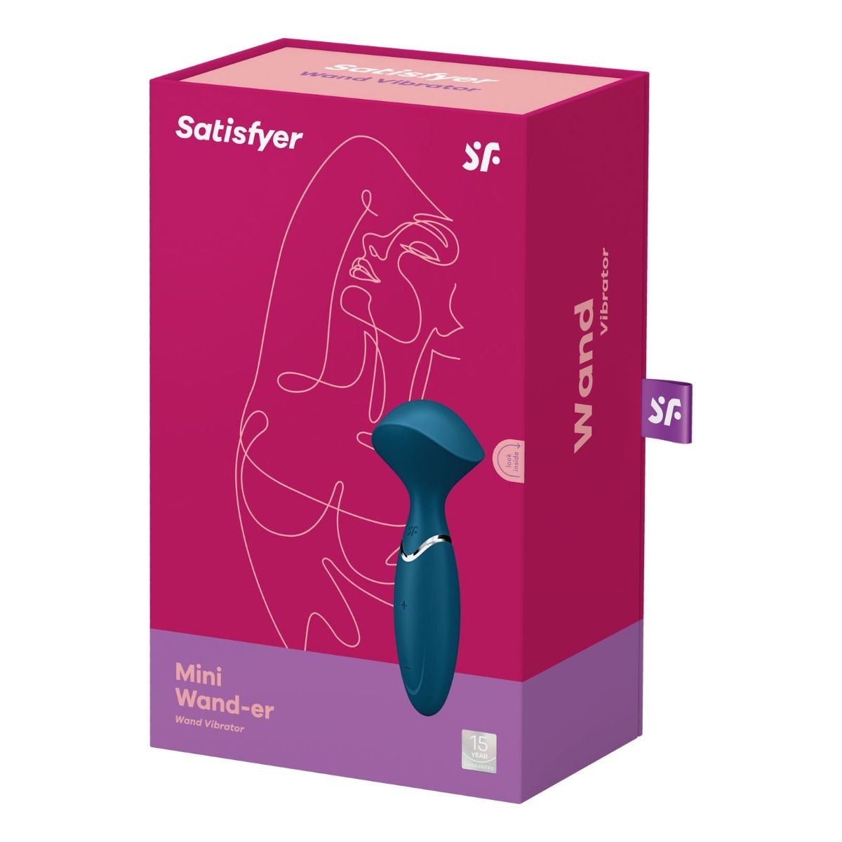 Універсальний компактний потужний масажер Satisfyer Mini Wand-er сірий