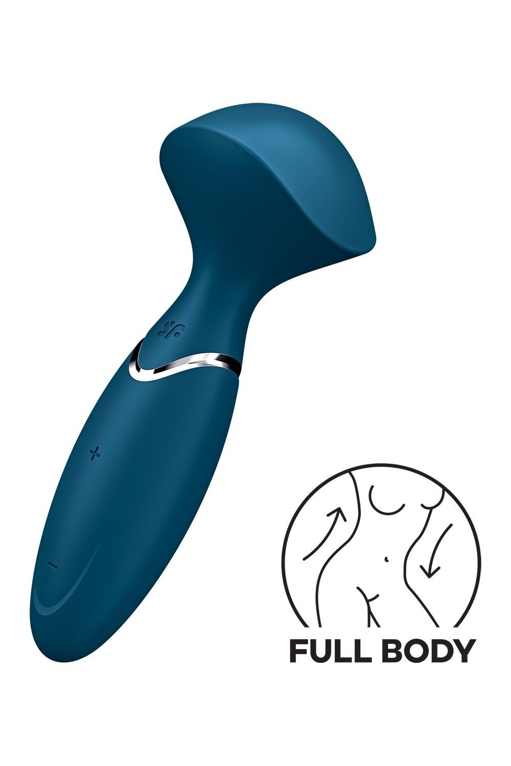 Універсальний компактний масажер Satisfyer Mini Wand-er синій