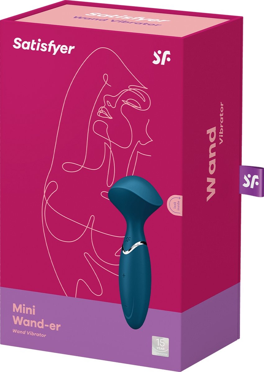 Універсальний компактний масажер Satisfyer Mini Wand-er синій