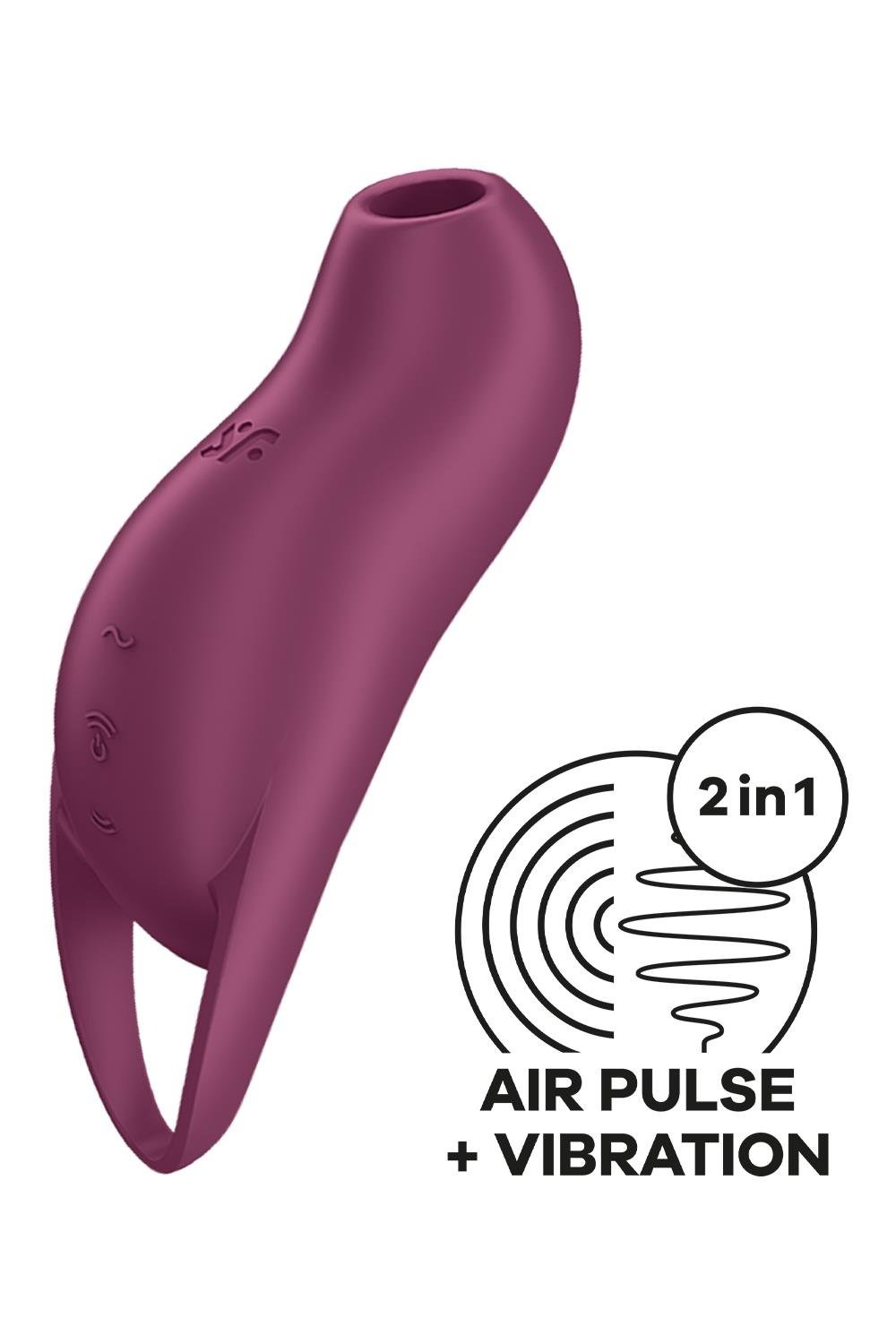 Клиторальный стимулятор с воздушными импульсами Satisfyer Pocket Pro 1 фиолетовый