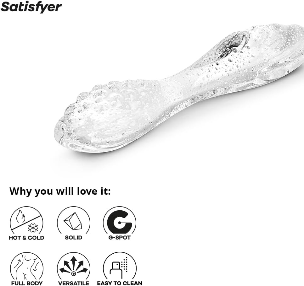 Стеклянный фаллоимитатор Satisfyer Dazzling Crystal 1 Transparent прозрачный