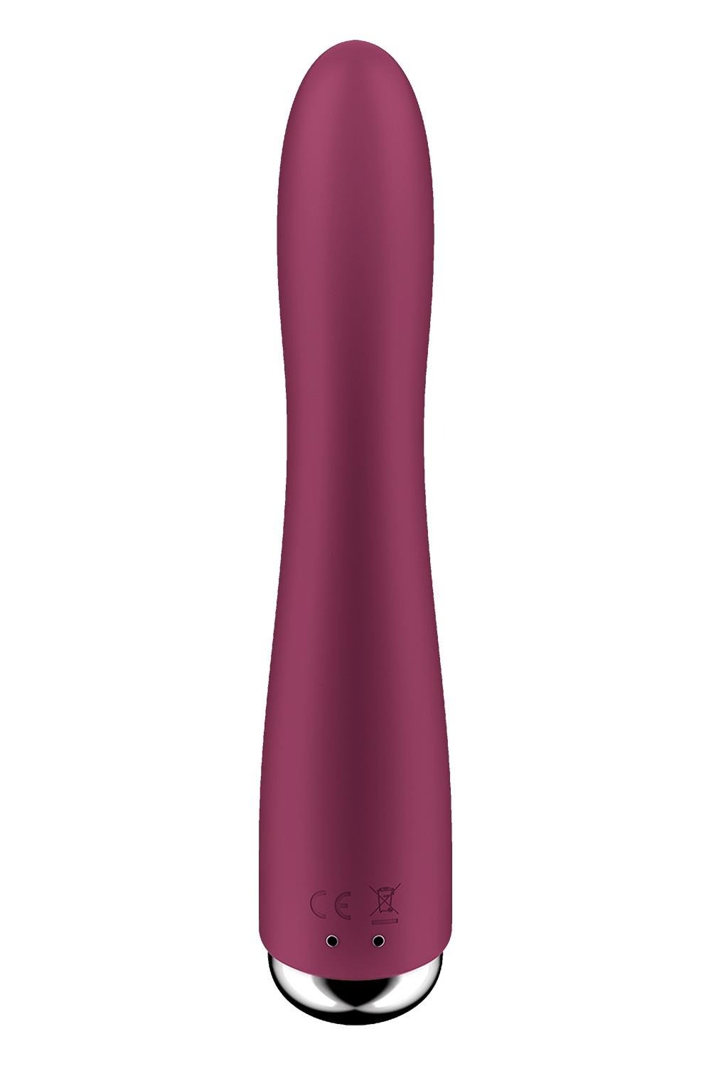 Вібратор для точки G Satisfyer Spinning Vibe 1 із ротацією, червоний