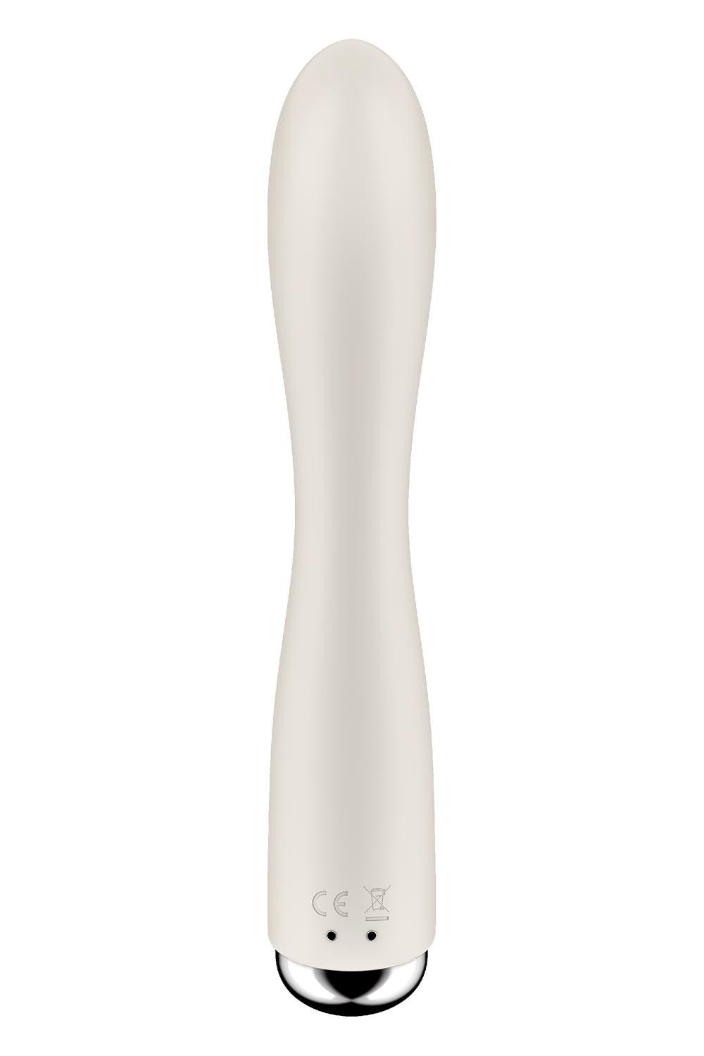 Вибратор для точки G Satisfyer Spinning Vibe 1 с ротацией, молочный