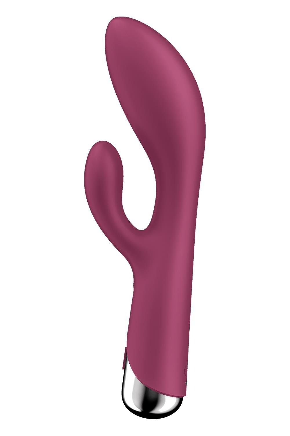 Вібратор-кролик Satisfyer Spinning Rabbit 1 для точки G та клітора, червоний