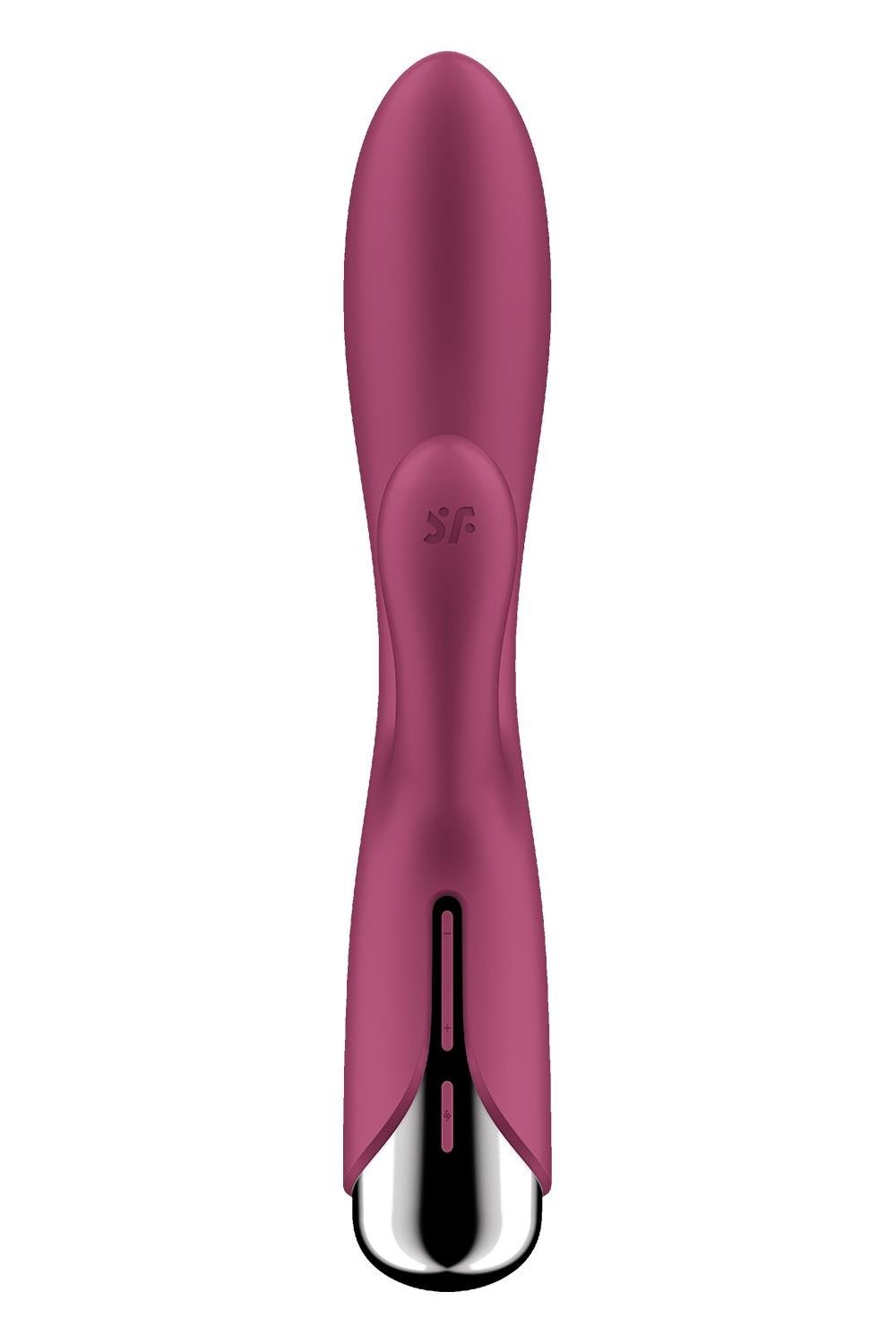 Вібратор-кролик Satisfyer Spinning Rabbit 1 для точки G та клітора, червоний