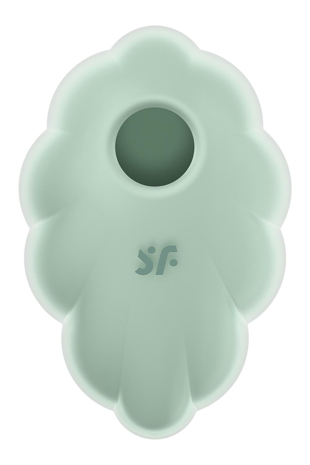 Вакуумний вібратор із дизайном у вигляді хмари Satisfyer Cloud Dancer м'ятний