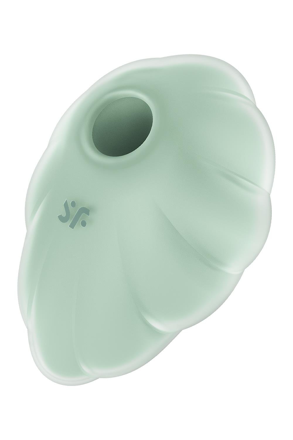 Вакуумний вібратор із дизайном у вигляді хмари Satisfyer Cloud Dancer м'ятний