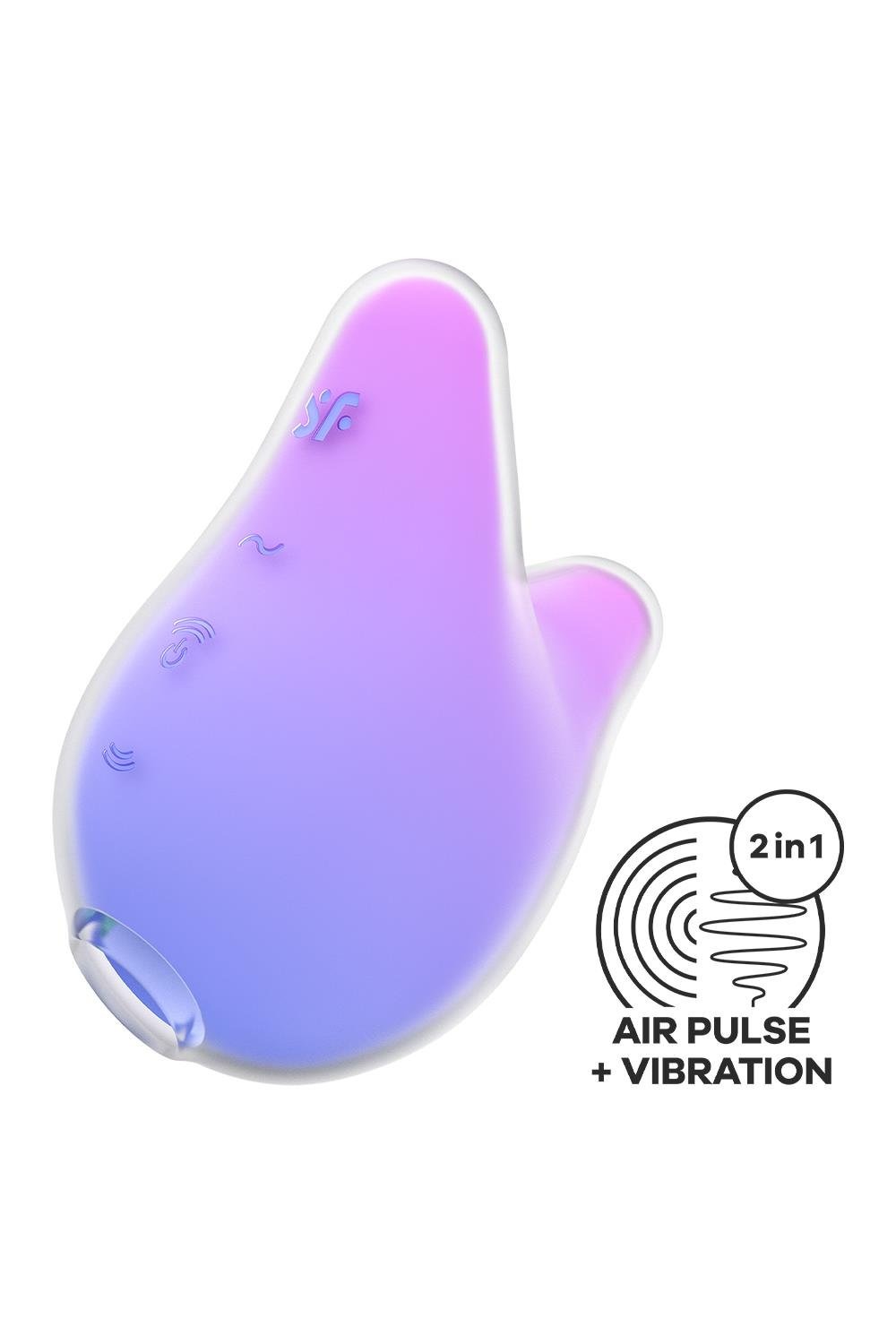 Стимулятор с воздушным импульсом + вибрация Satisfyer Mermaid Vibes сиренево-розовый