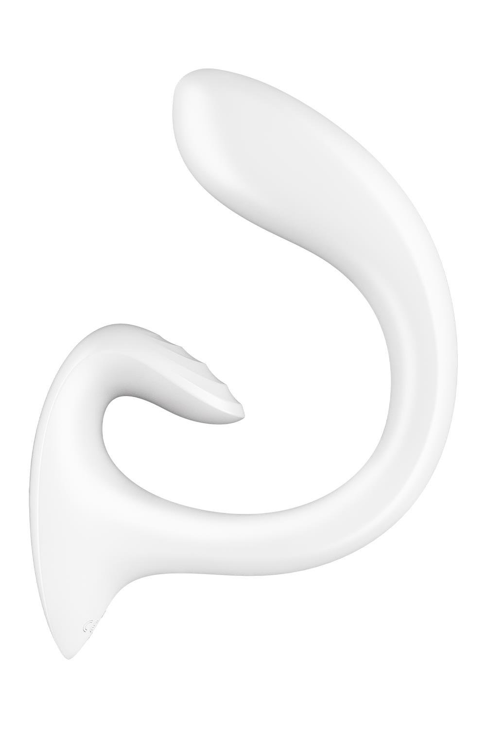 Вибратор двойной стимуляции Satisfyer G for Goddess 1 точки G и клитора, белый