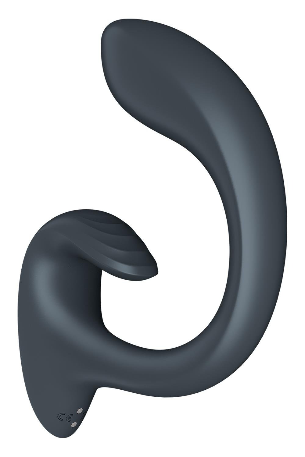 Вібратор для стимуляції точки G та клітора Satisfyer G for Goddess 1 темно-сірий