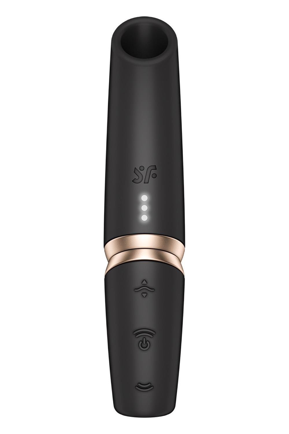 Кліторальний безконтактний масажер Satisfyer Perfect Kiss чорний