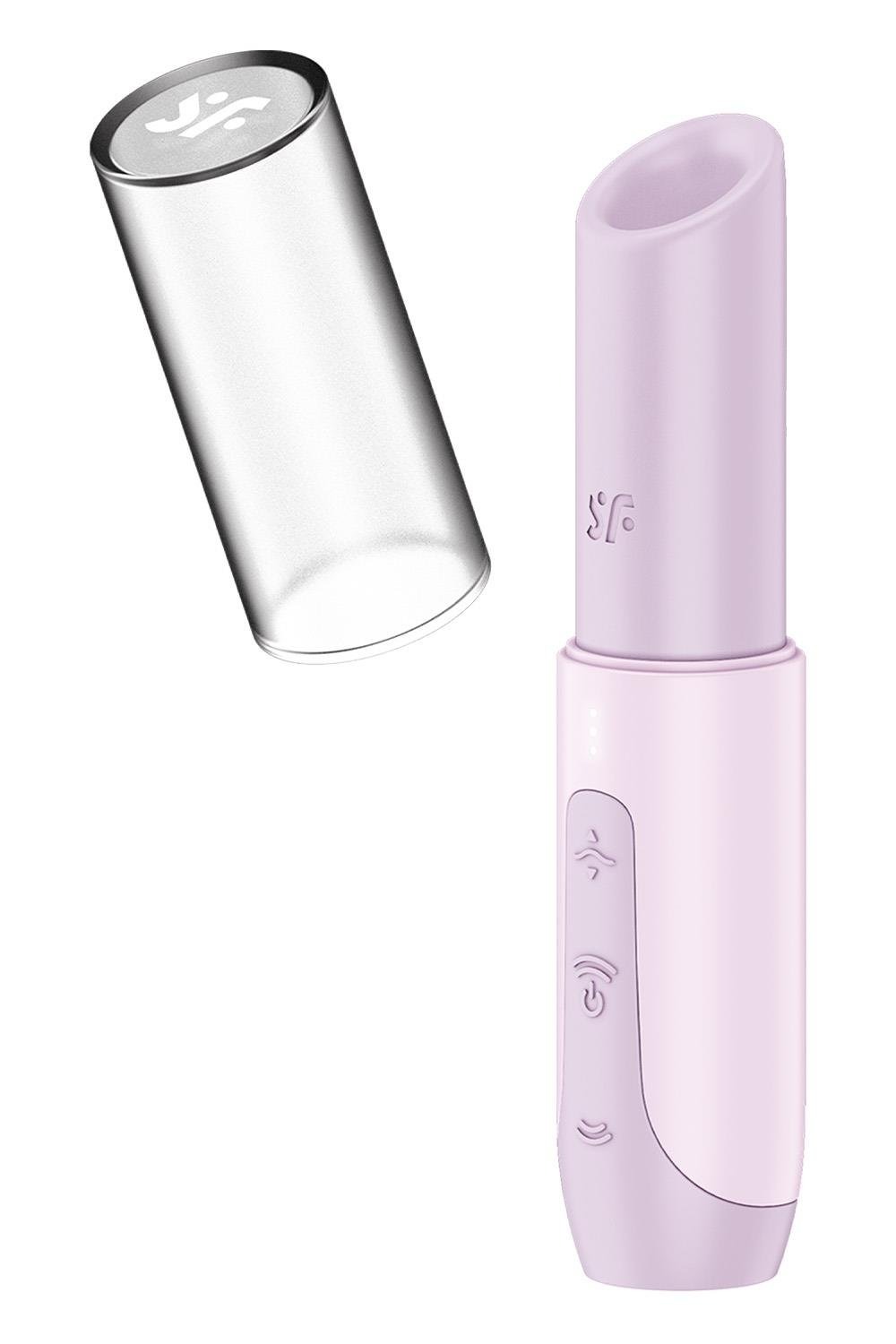 Стимулятор хвилевої клітора Satisfyer Secret Kiss у формі помади, рожевий