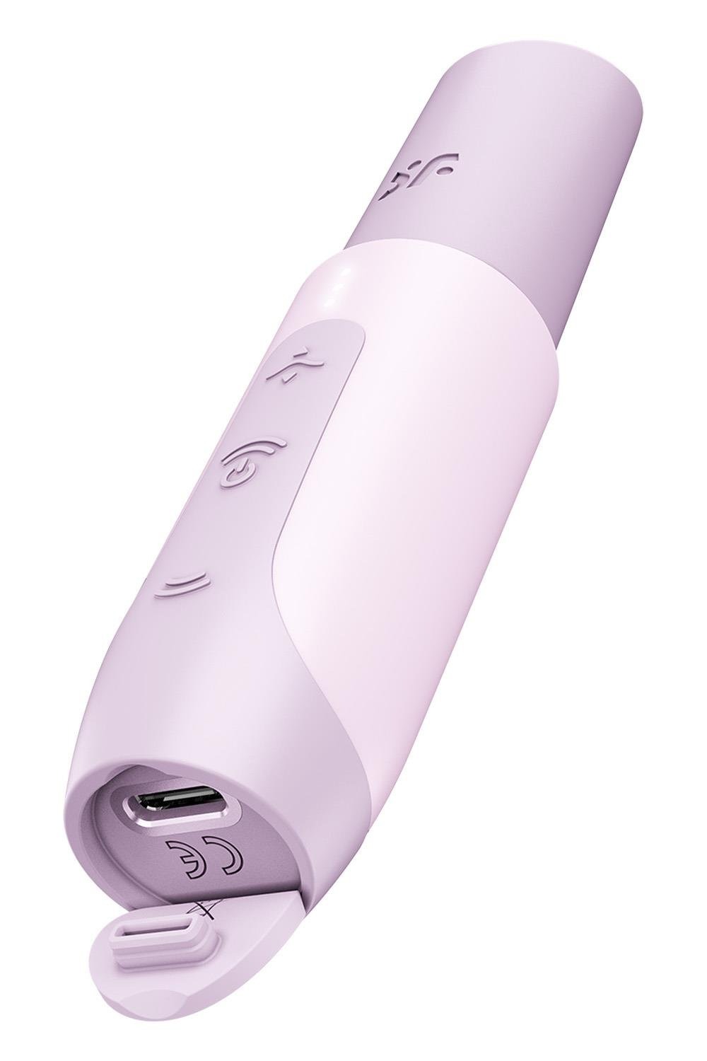 Стимулятор хвилевої клітора Satisfyer Secret Kiss у формі помади, рожевий