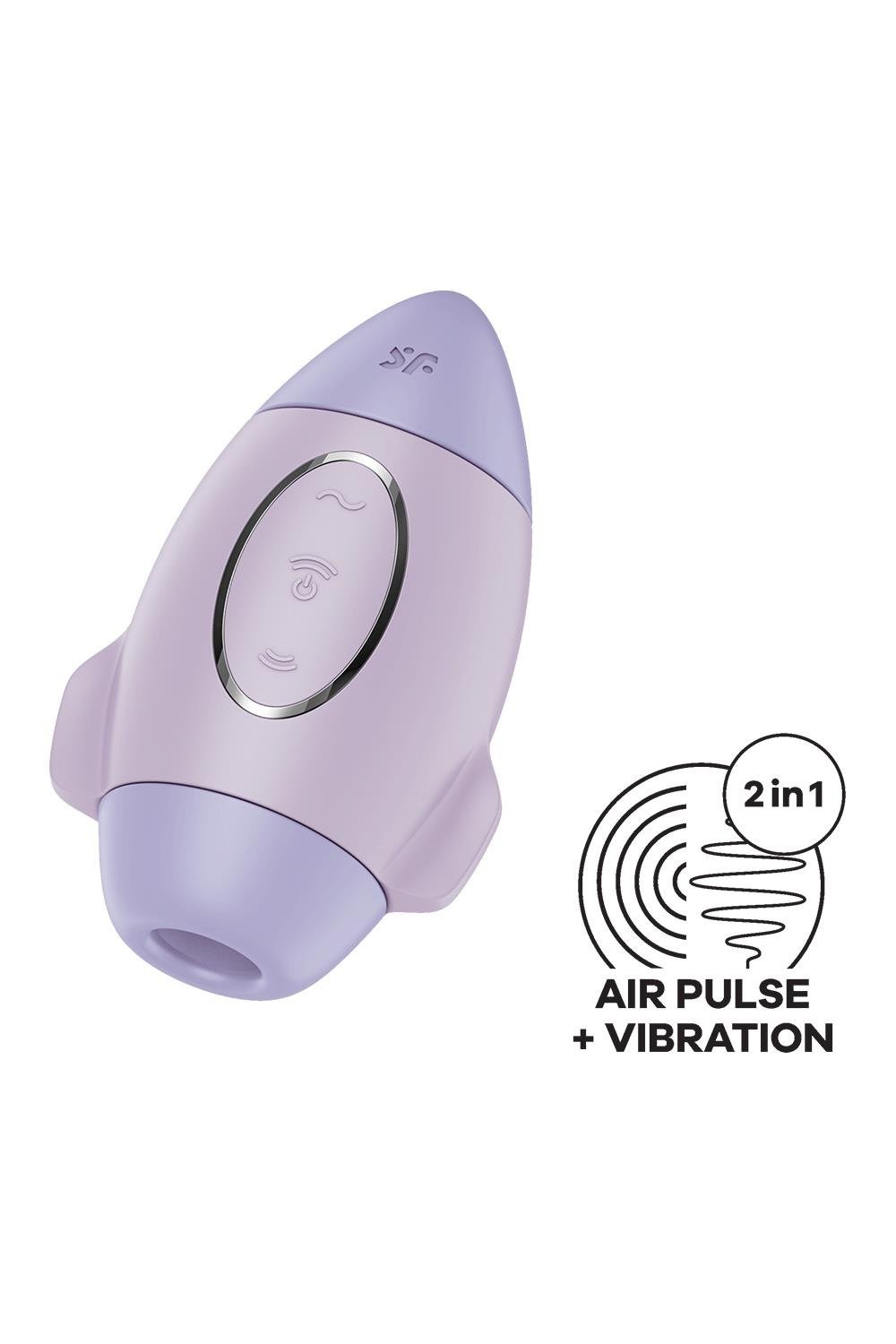 Вібратор Satisfyer Mission Control з вакуумною стимуляцією клітора, фіолетовий