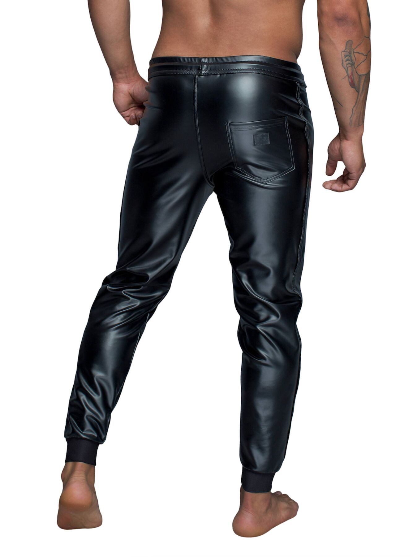 Мужские треггинсы Noir Handmade H063 Powerwetlook treggings, 3XL, мокрый эффект