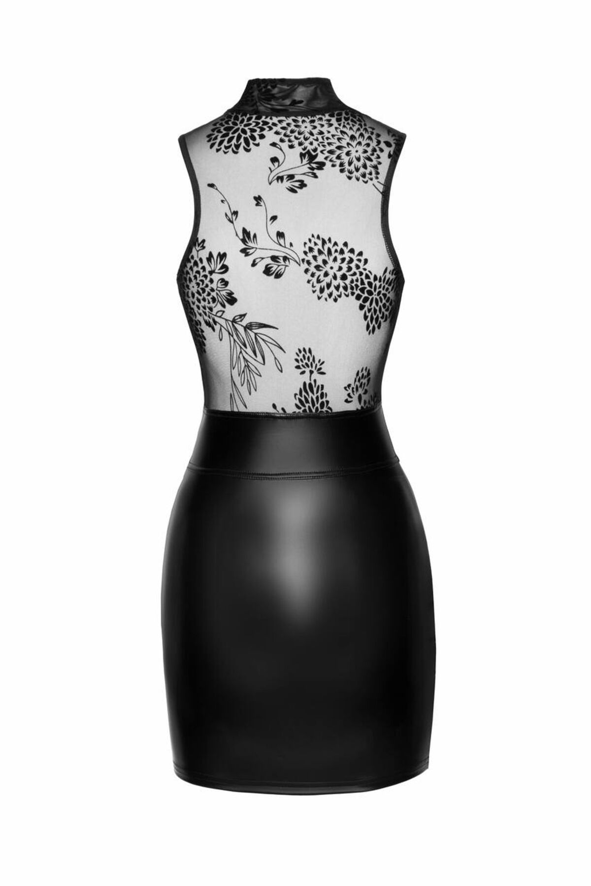 Сукня Noir Handmade F241 Short dress with powerwetlook skirt and tulle top, M