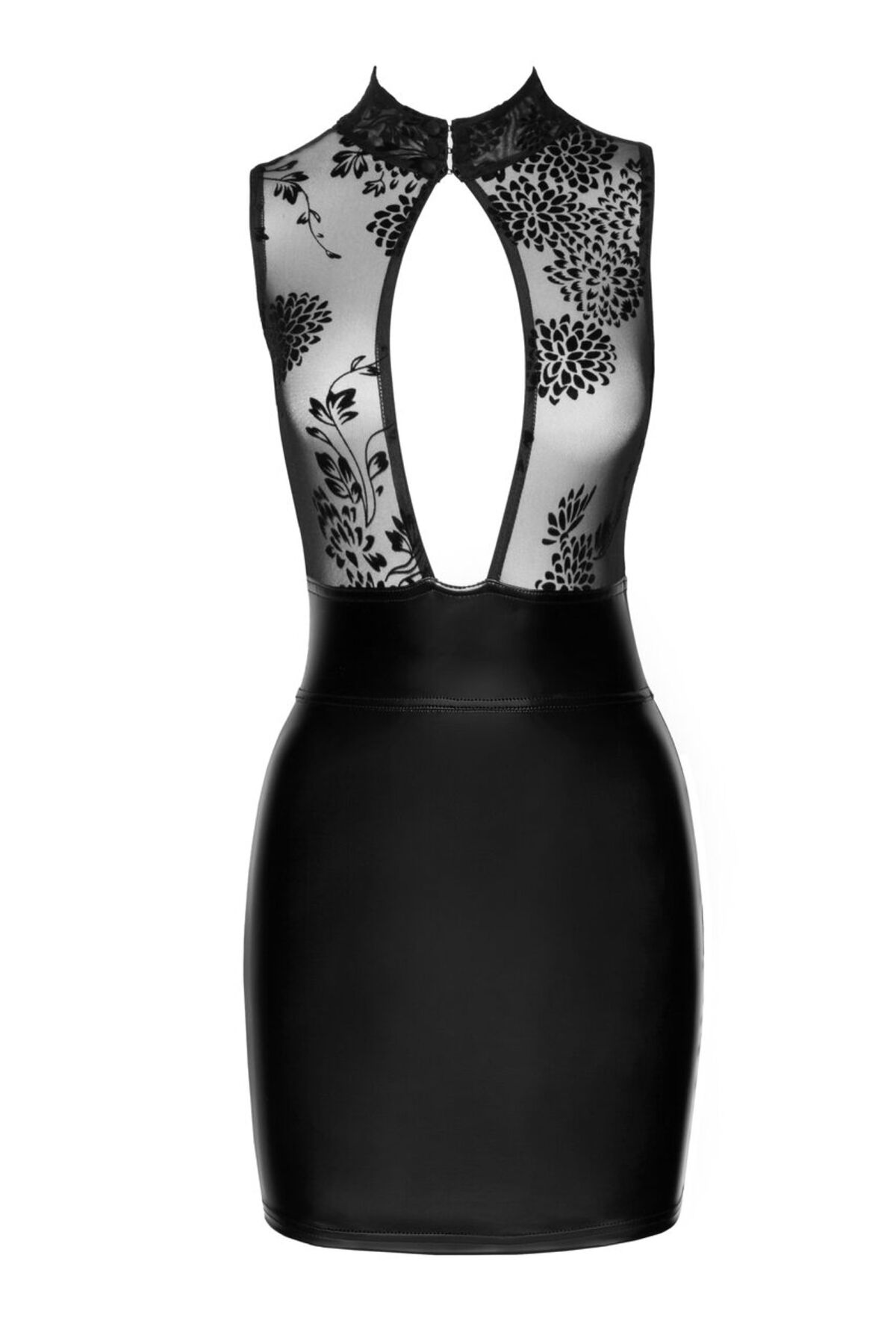 Сукня Noir Handmade F241 Short dress with powerwetlook skirt and tulle top, M