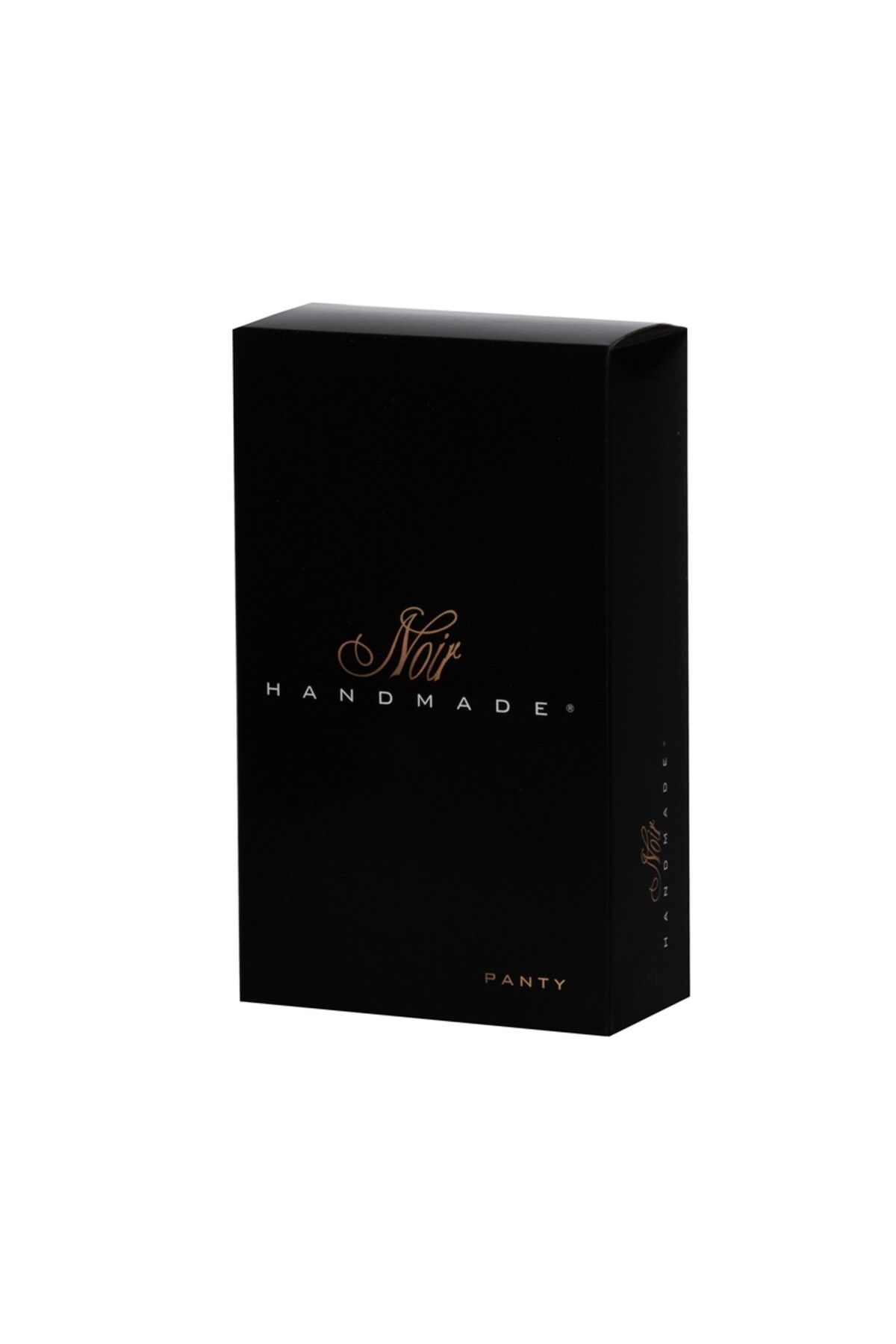Трусики з мокрим ефектом Noir Handmade P008 Powerwetlook panty with gold clasp, M, на застібках