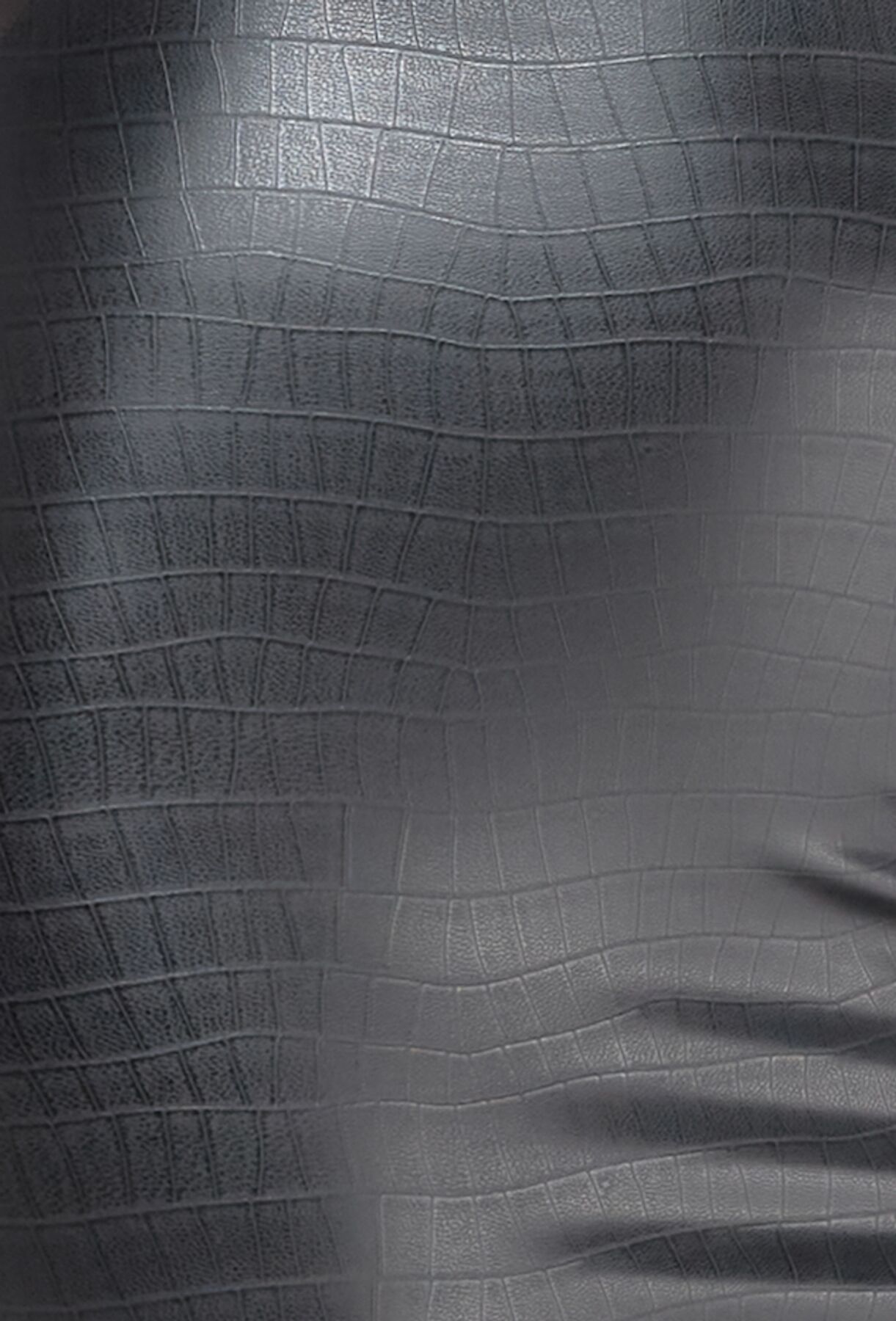 Трусики-стрінги Noir Handmade P012 Wild, L, під латекс, крокодиловий принт, застібки з боків