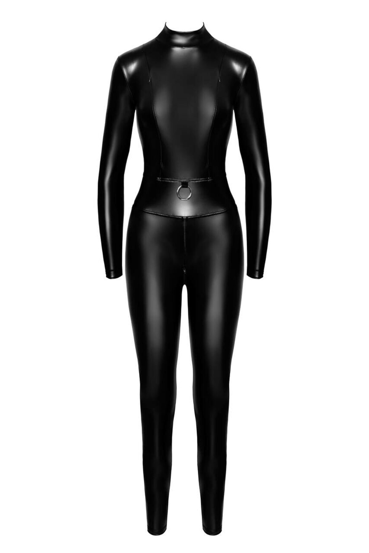 Комбінезон Noir Handmade F319 Caged, S, під латекс, довгий рукав, з доступом, кільце на поясі