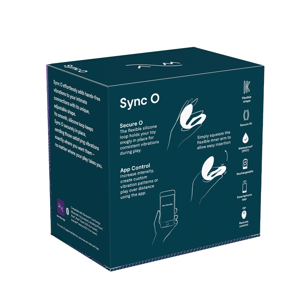 Смарт-вібратор для пар We-Vibe Sync O Velvet Green, пульт ДК