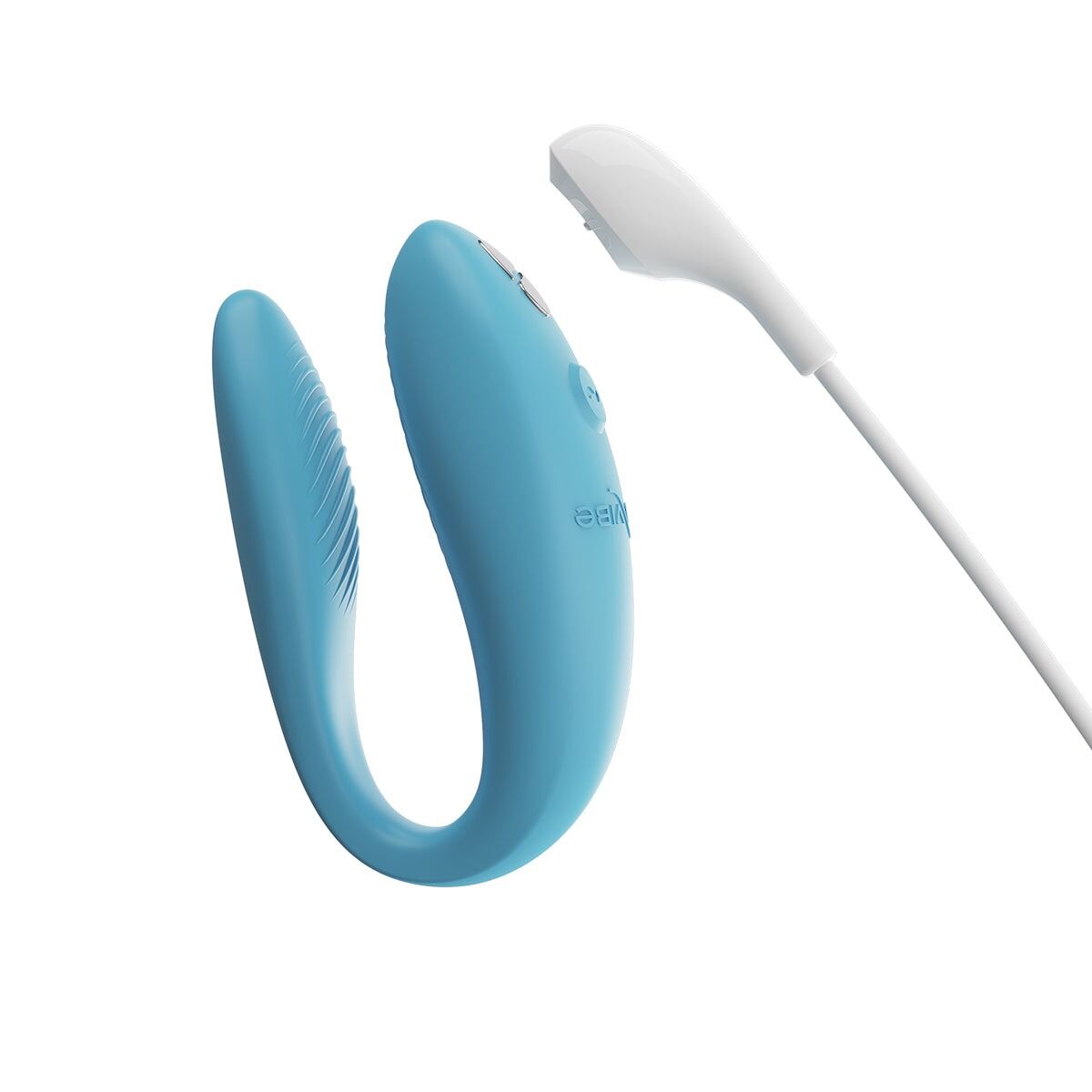 Смарт-вибратор для пар We-Vibe Sync GO Turquoise, тревел-кейс