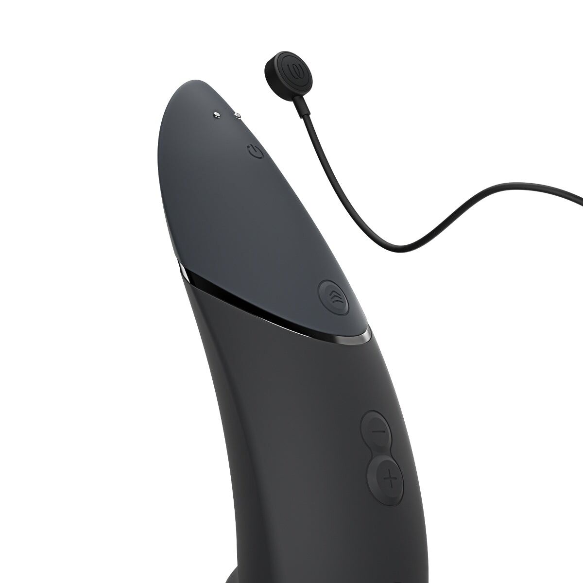 Вакуумный клиторальный стимулятор Womanizer Next Black, 3D Pleasure Air, 14 уровней интенсивности