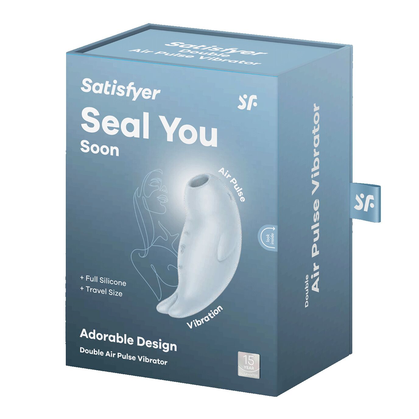 Вакуумний кліторальний стимулятор з вібрацією Satisfyer Seal You Soon, 2 незалежні мотори