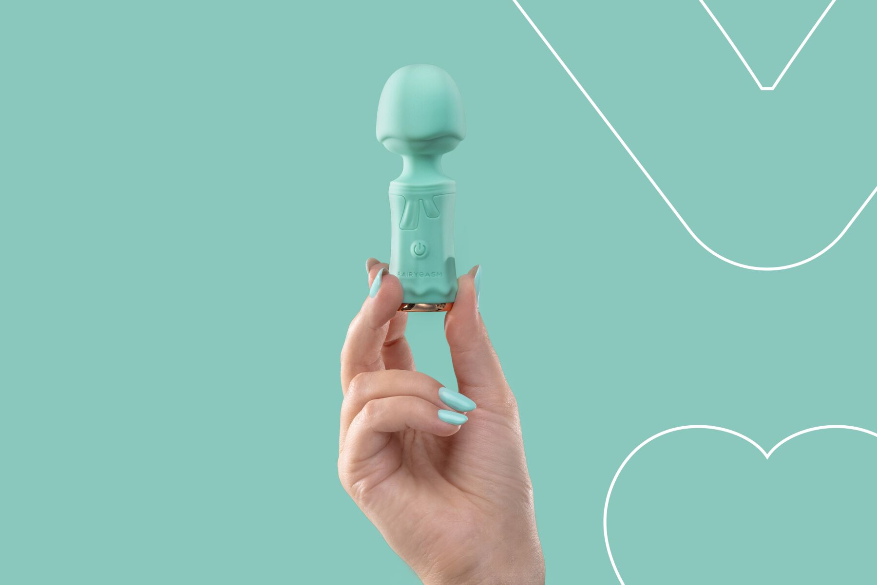 Мини-вибромассажер FairyGasm SecretFuntasy green