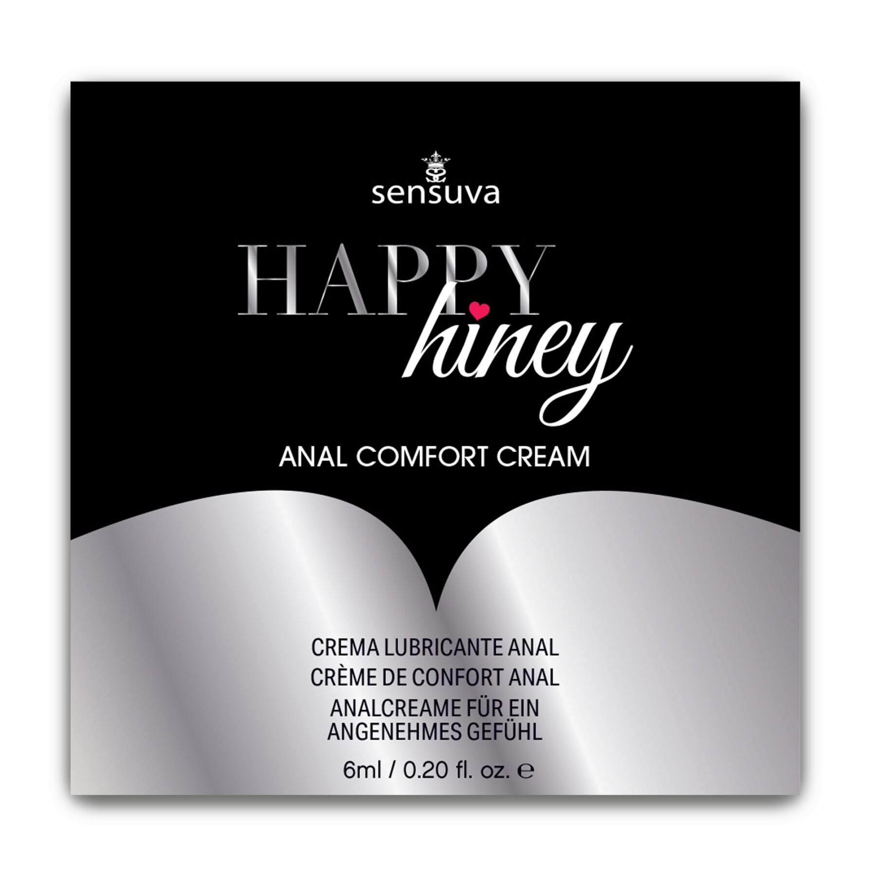 Пробник розслаблювального анального крему Sensuva Happy Hiney (6 мл)