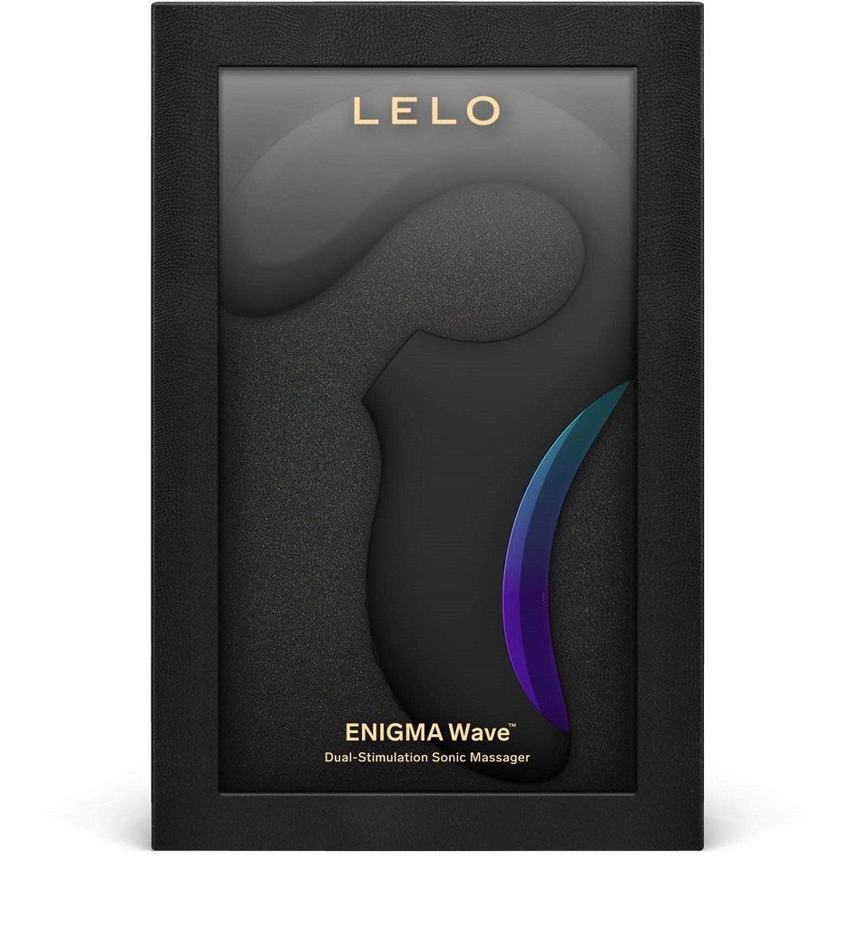 Клиторально-вагинальный звуковой стимулятор LELO Enigma WAVE Black, 3 типа стимуляции