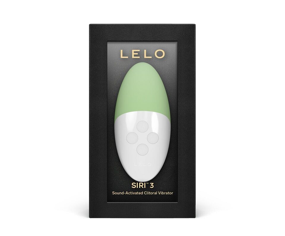 Музыкальный вибратор для клитора LELO SIRI 3 Green, вибрации в ритме звуков без смартфона