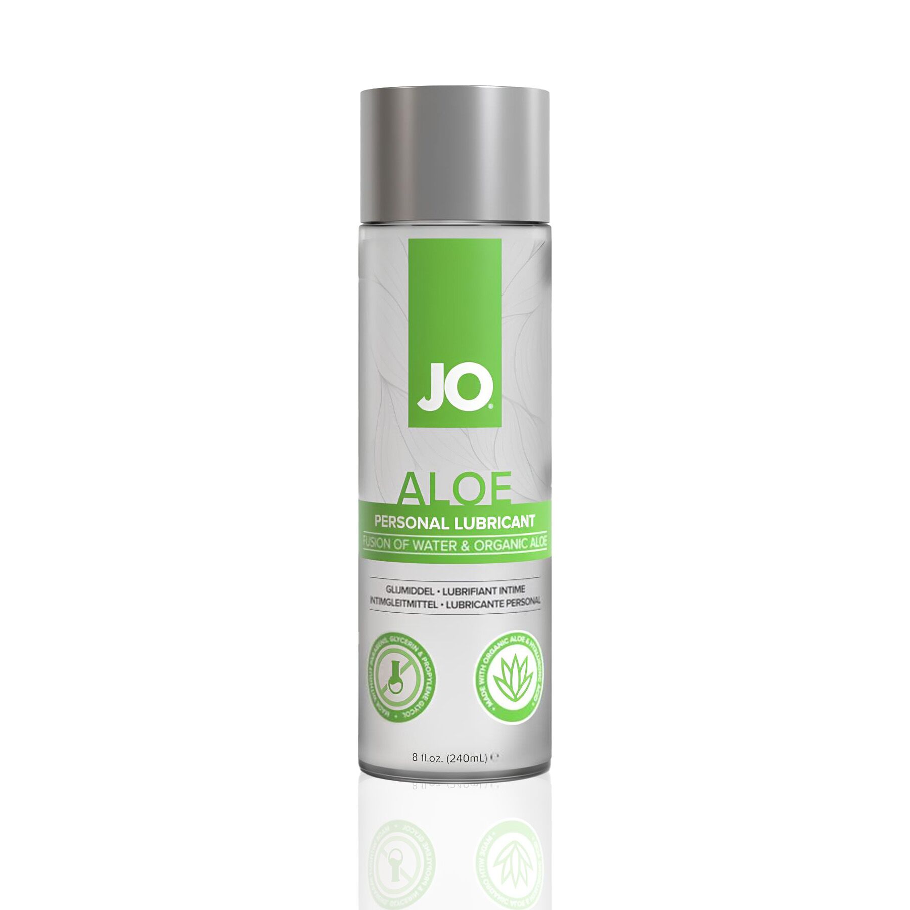 Смазка на водной основе JO H2O Organic Aloe (236 мл), увлажняющий и успокаивающий эффект