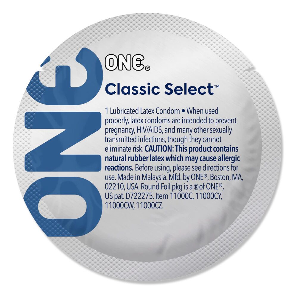 Набор презервативов ONE Classic Select Contest Collection, 100 шт, со смазкой, упаковка-тубус