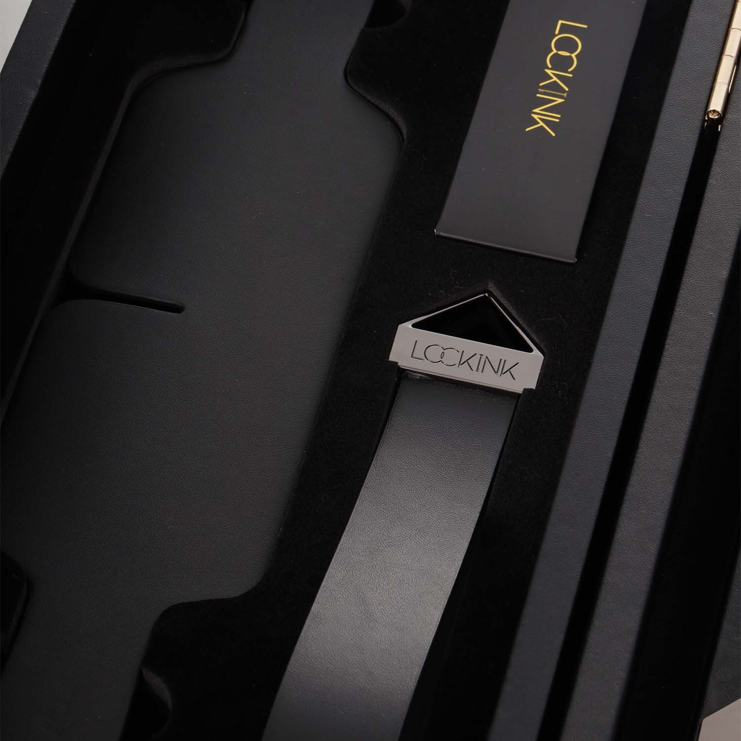 БДСМ-набор LOCKINK All-in-1 BDSM Play Kit, черный, ремни, маска, кляпы, анальные пробки, свечи
