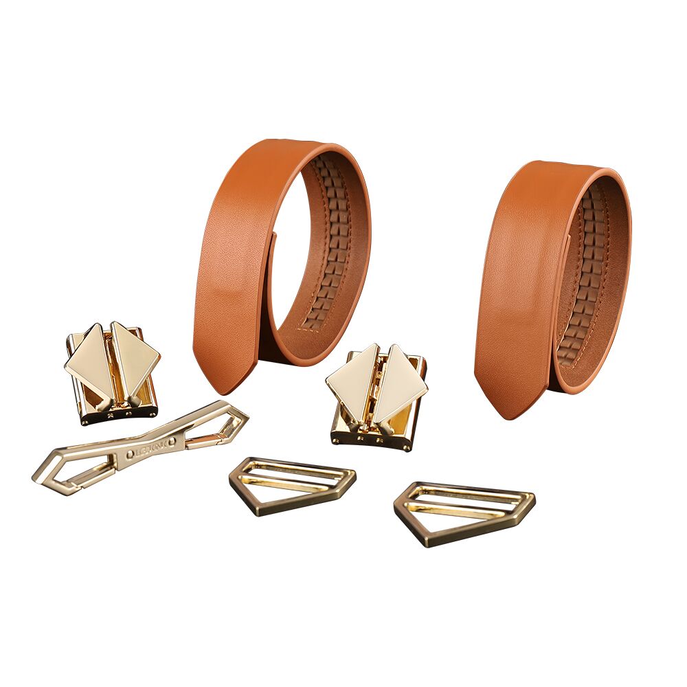 Фиксаторы для рук и ног LOCKINK Wristcuffs/Anklecuffs, коричневые, натуральная кожа