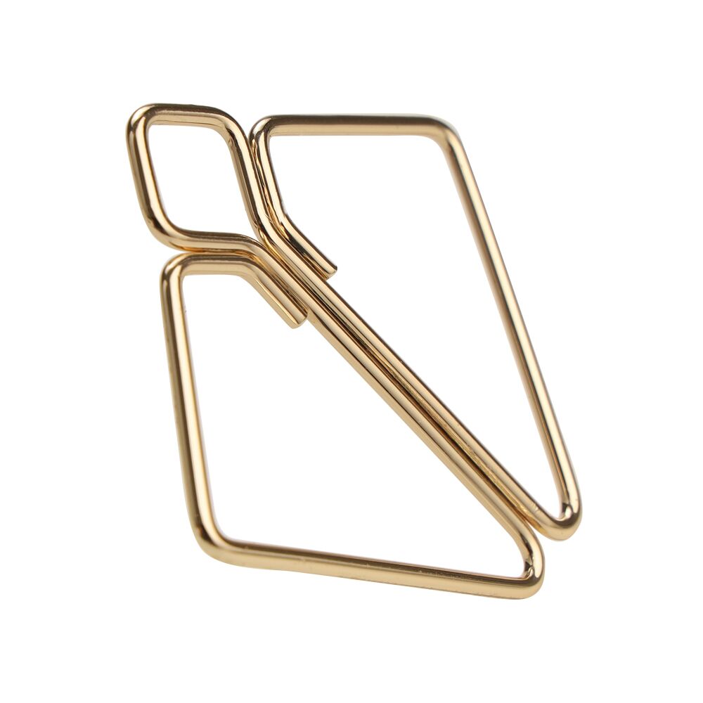 Зажимы для сосков с тяжелой подвеской LOCKINK Nipple Clamps with Heavy Pendant, золотистые