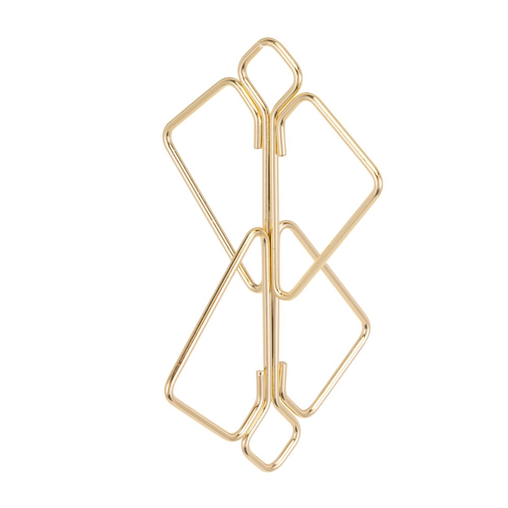 Зажимы для сосков с тяжелой подвеской LOCKINK Nipple Clamps with Heavy Pendant, золотистые