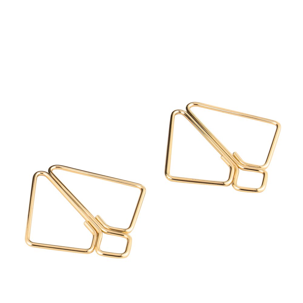 Зажимы для сосков LOCKINK Minimalism Nipple Clamps, золотистые