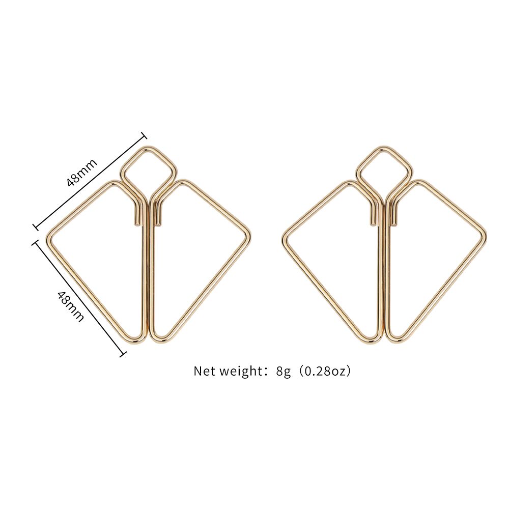 Зажимы для сосков LOCKINK Minimalism Nipple Clamps, золотистые