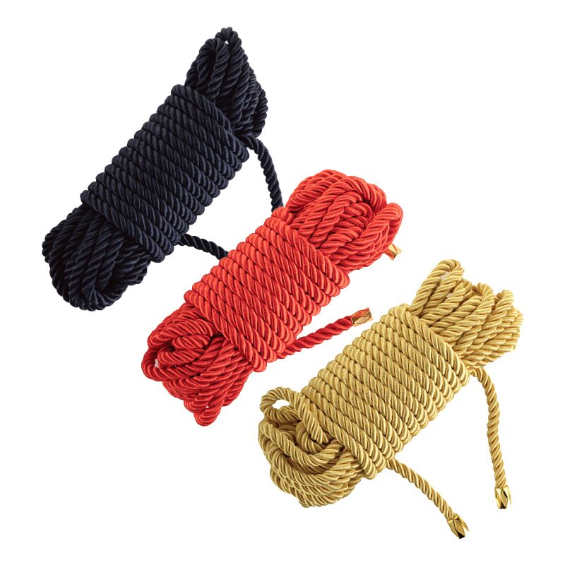 Веревка для шибари LOCKINK SEVANDA Shibari Pratice Rope, золотистая, 8 м, нейлон+хлопок