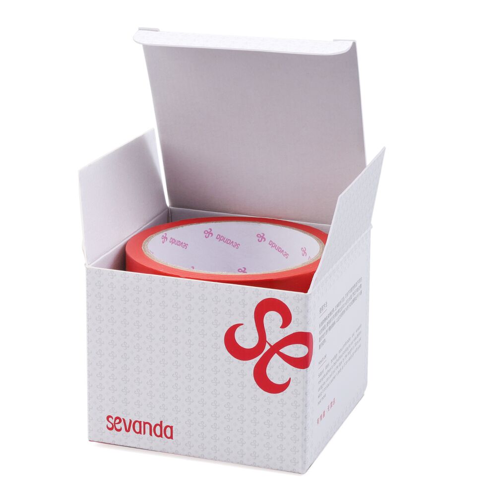 Скотч для бондажа LOCKINK SEVANDA Electrostatic Tape, красная, 16 м