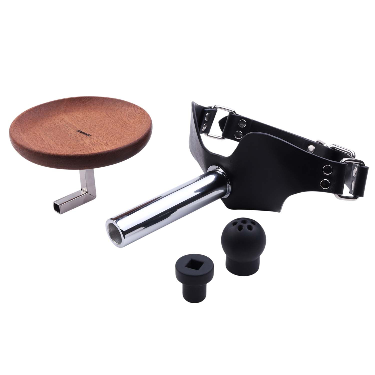 Набір для домінування LOCKINK SEVANDA Objectification Human Furniture Set, маска та 4 насадки