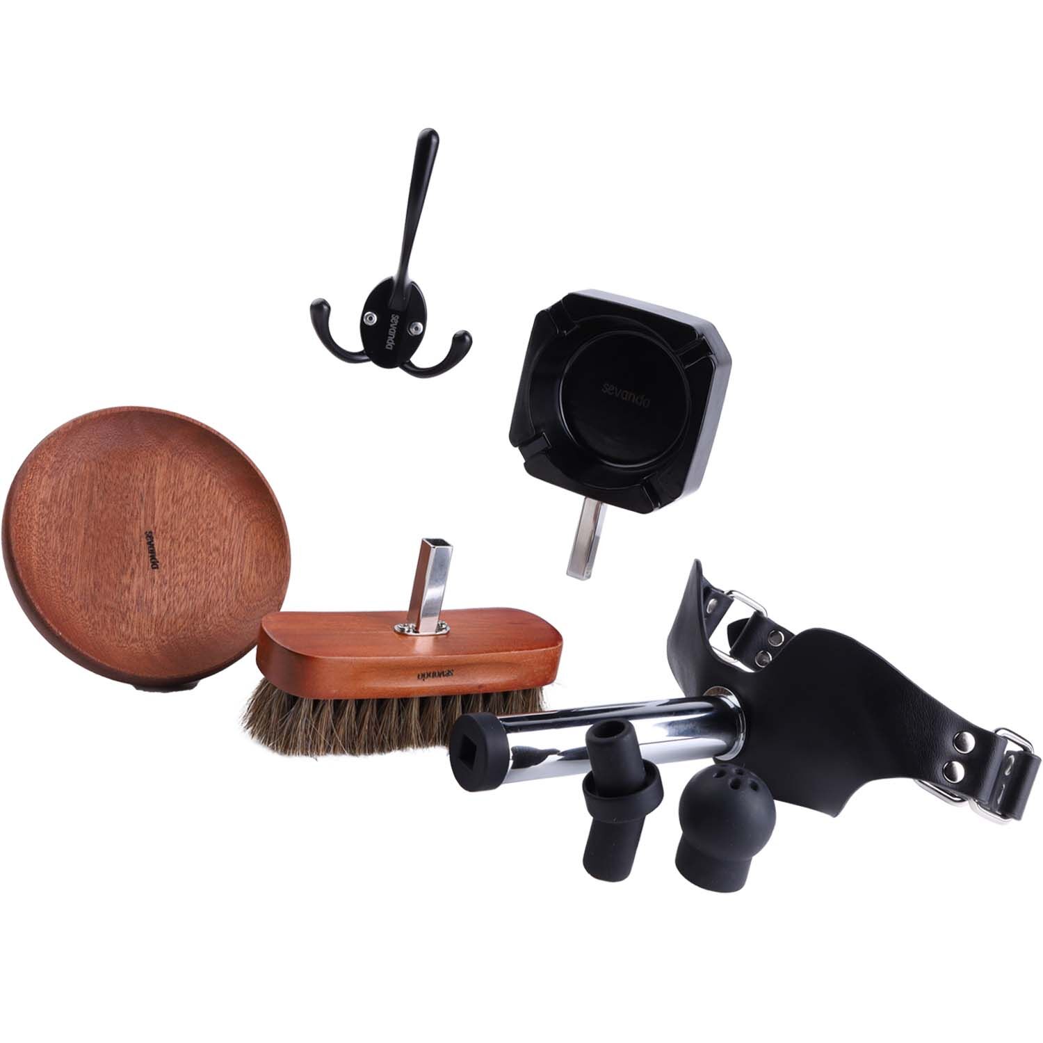 Набір для домінування LOCKINK SEVANDA Objectification Human Furniture Set, маска та 4 насадки