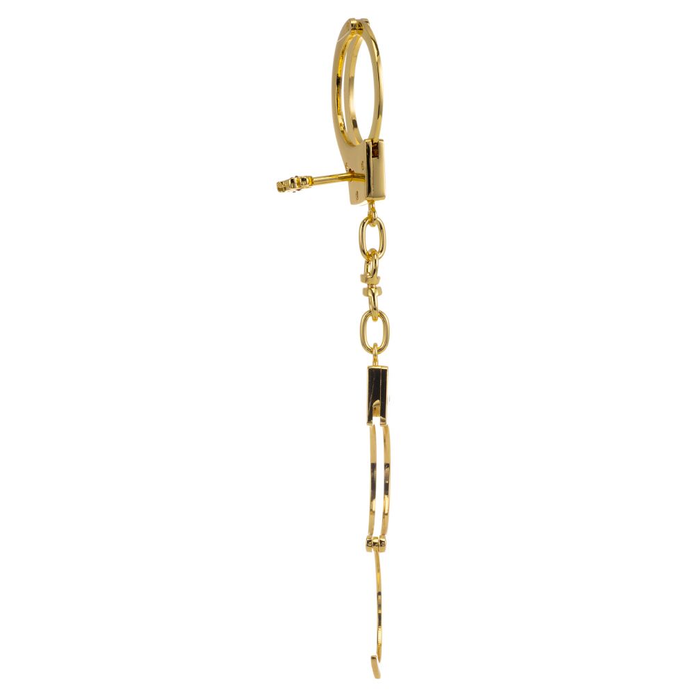 Наручники LOCKINK Pretty-sub Handcuffs, золотистые, металлические, можно открыть без ключа