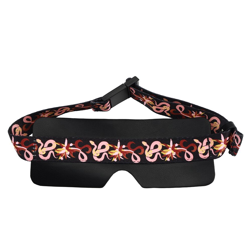 БДСМ-набір LOCKINK The Flowering Serpent Bondage Set, чорний, з малюнком у вигляді змій, 12 предметів