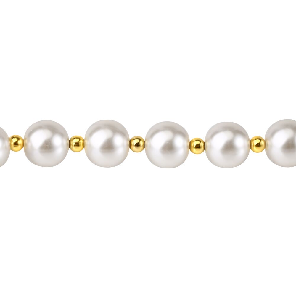 Жемчужный набор для фиксации LOCKINK Pearl Bondage & Restraint Set, наручники, поножи, поводок