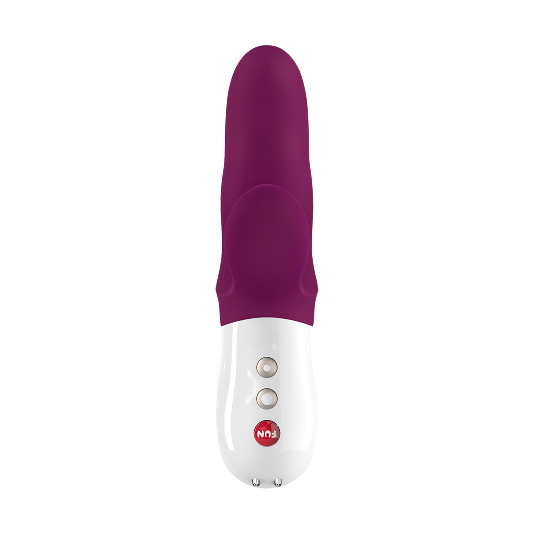 Вибратор-кролик Fun Factory MISS BI grape/white, 2 независимых мотора, диаметр 4,2 см