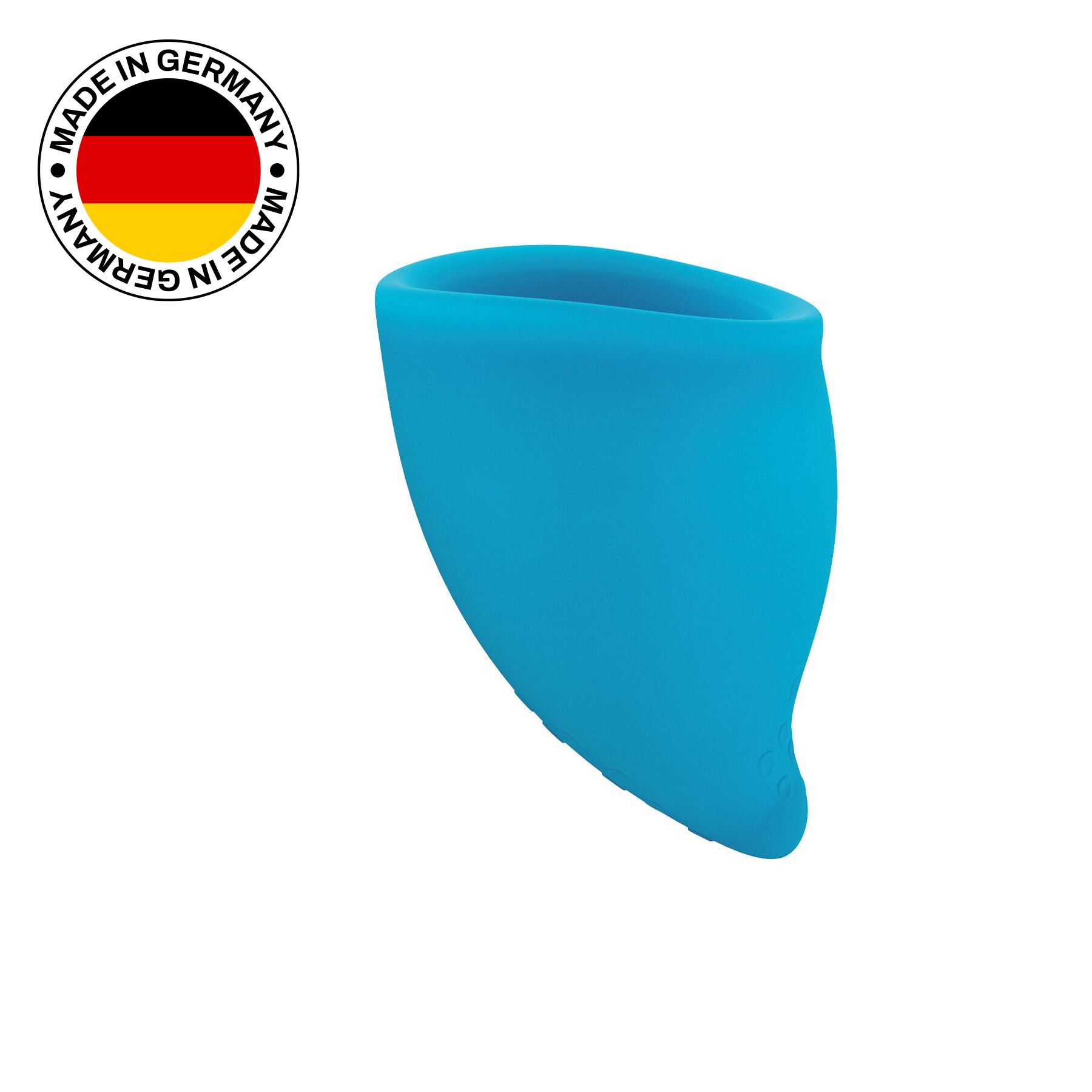 Менструальна чаша Fun Factory FUN CUP SIZE A, бірюзова, багаторазова, діаметр 4 см, об’єм 20 мл